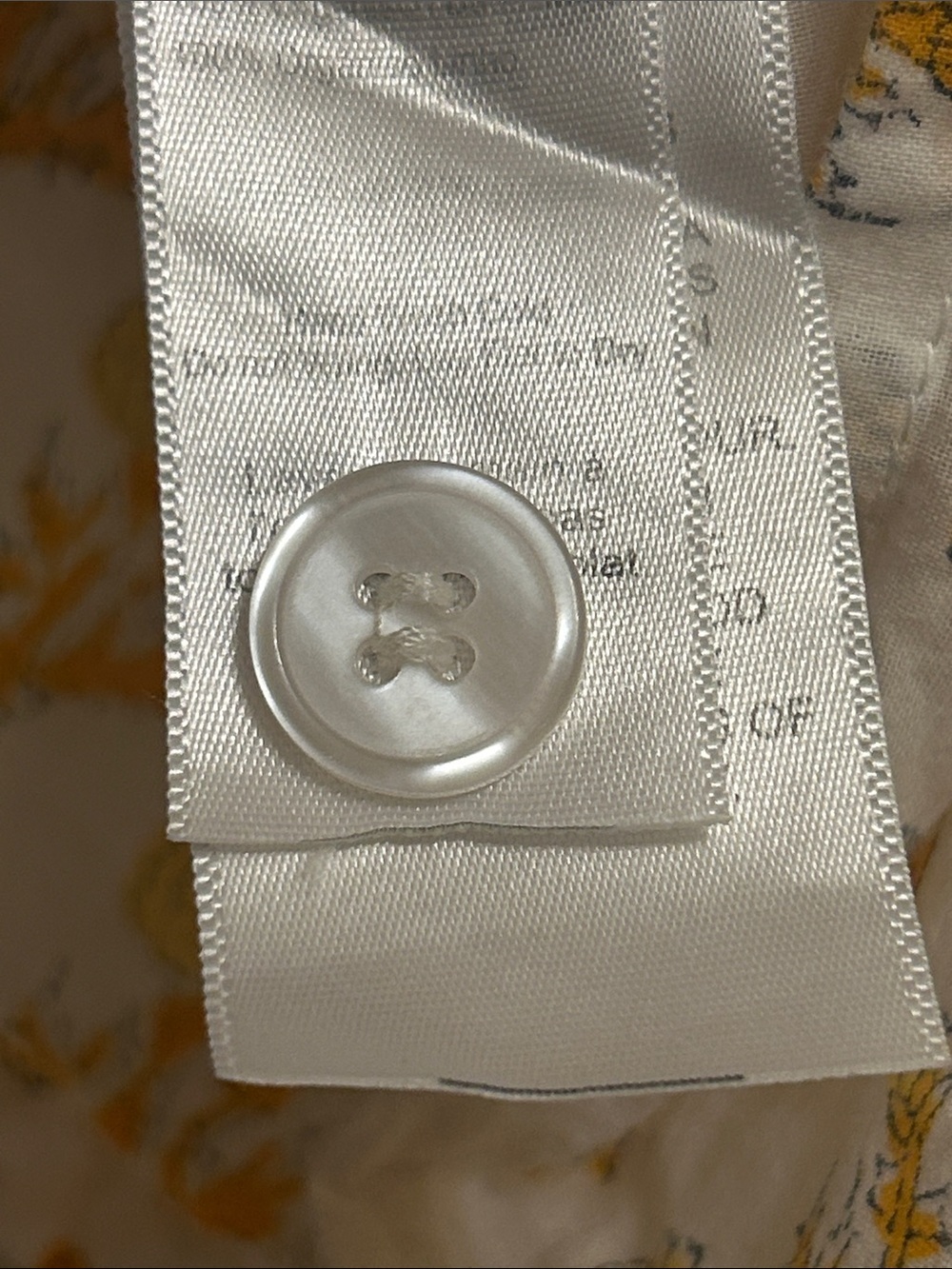 Emerson Fry Little Marigolds Mandarin Collar Organic Top - Picture 14 of 14